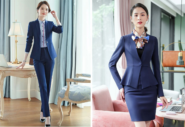 blue blazer for interview