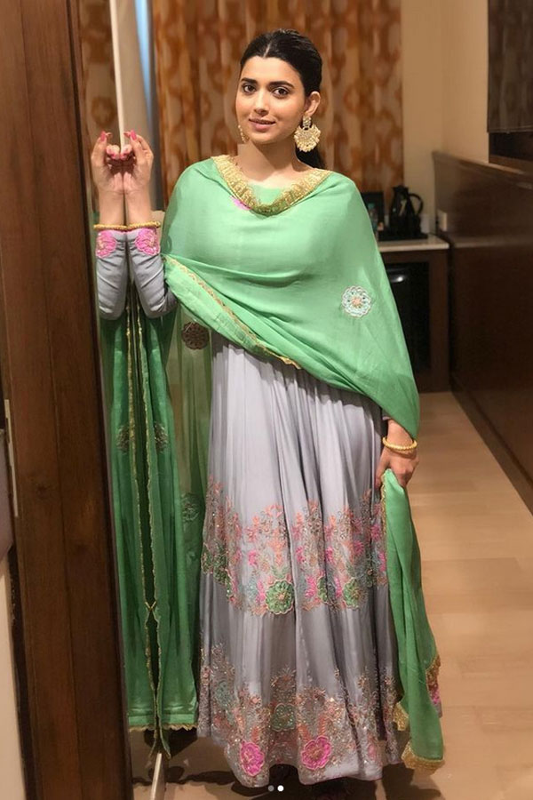 Full Length Silver Gray Dress
