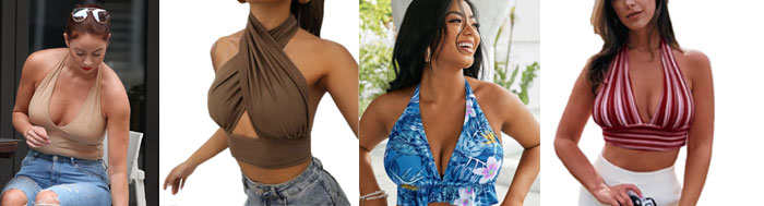 halter tops for big bust