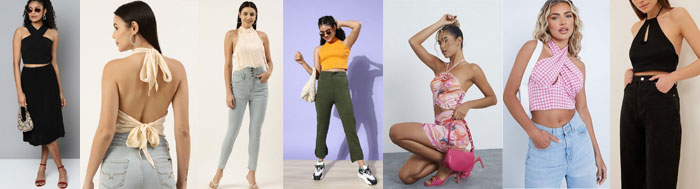 halter women tops