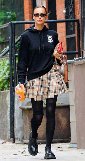 hoodie with skirt