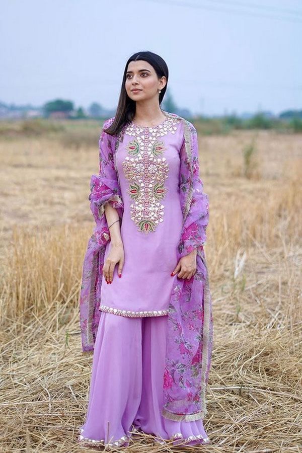 Purple Garara Suit