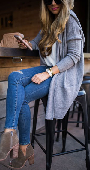 The Hooded Cardigan
