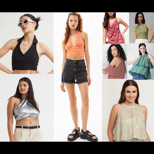 Halter tops for women