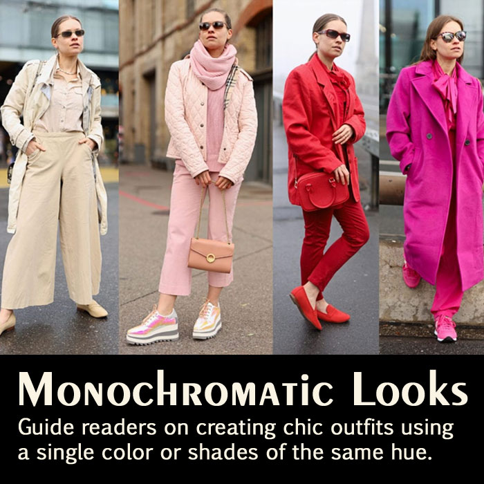 Monochromatic Looks: Elevating Your Style with the Art of Harmonious Hues