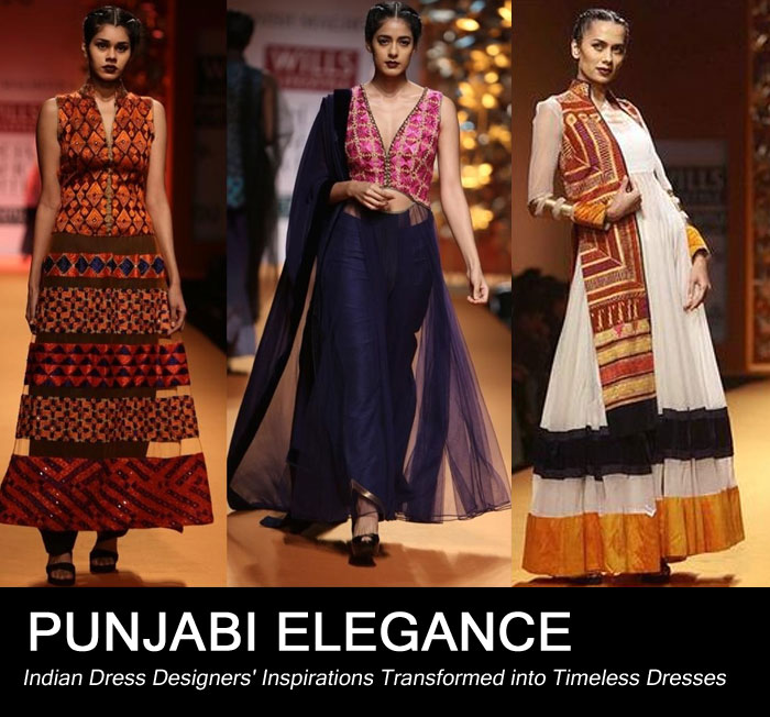 Punjabi Elegance: Indian Dress Designers' Inspirations Transformed into Timeless Dresses