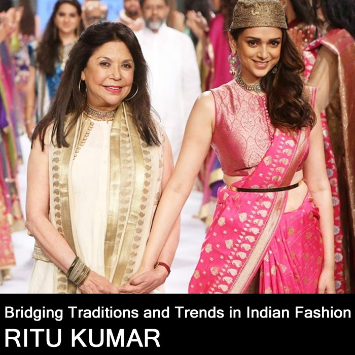 Fashion is a mirror that reflects the rich tapestry of culture, history and innovation. In the realm of Indian fashion, one name stands out as a trailblazer who has seamlessly woven together the threads of tradition and modernity - Ritu Kumar. Renowned for her deep-rooted commitment to reviving traditional Indian textiles and designs, Ritu Kumar